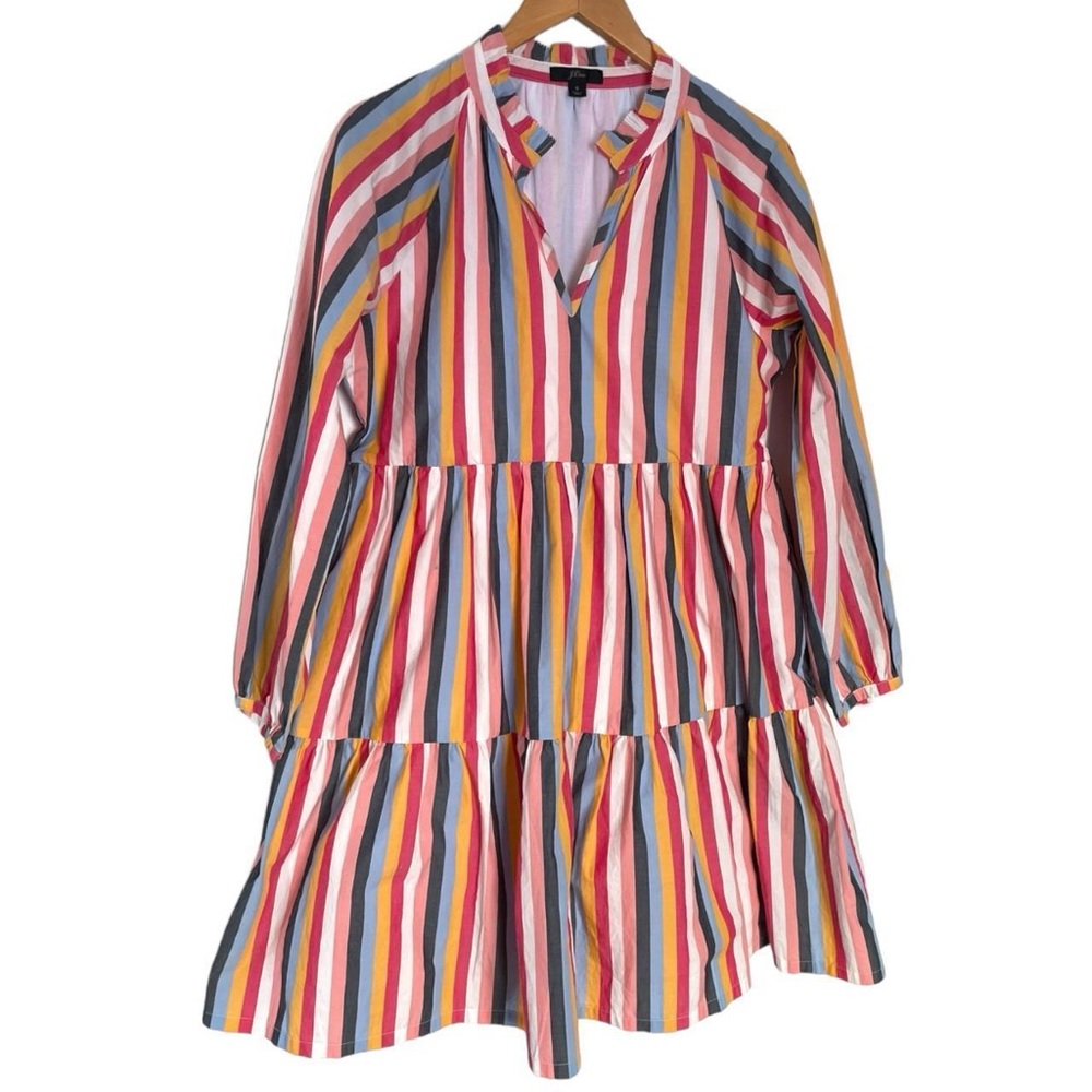 J.Crew RAINBOW mini dress Size small